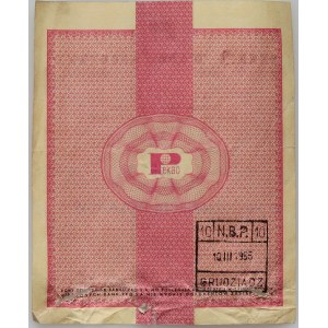 PRL, 50-Dollar-Gutschein, Pekao, 1.01.1960, Serie Di