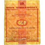 PRL, bon towarowy 50 dolarów, Pekao, 1.01.1960, seria Ci