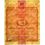 PRL, bon towarowy 50 dolarów, Pekao, 1.01.1960, seria Ci