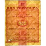 PRL, dárkový certifikát na 50 USD, Pekao, 1.01.1960, série Ci