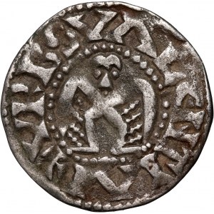 Francja, Walencja, denar, XIII wiek