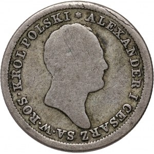 Królestwo Kongresowe, Aleksander I, 2 złote 1825 IB, Warszawa