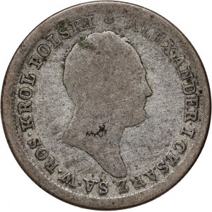 Kongresové kráľovstvo, Alexander I, 2 zloty 1824 IB, Varšava