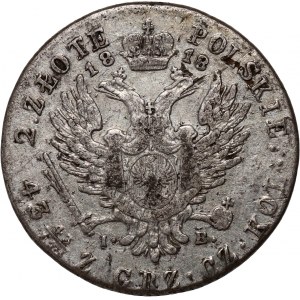 Kongresové kráľovstvo, Alexander I, 2 zloty 1818 IB, Varšava