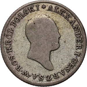 Congress Kingdom, Alexander I, 1 zloty 1824 IB, Warsaw, rare vintage