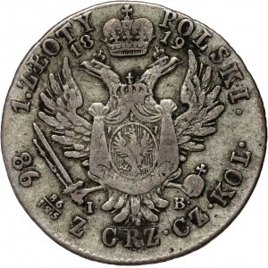 Congress Kingdom, Alexander I, 1 zloty 1819 IB, Warsaw