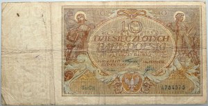 II RP, 10 złotych 20.07.1926, seria CH