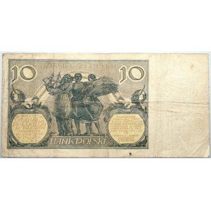 II RP, 10 złotych 20.07.1926, seria CH