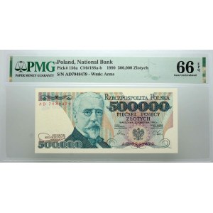 III RP, 500000 zloty 20.04.1990, AD series