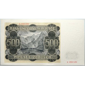 Allgemeiner Staat, 500 Zloty 1.03.1940, Serie B