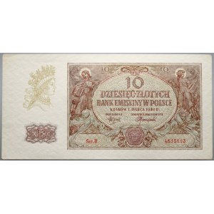 General Government, 10 zloty 1.03.1940 series B