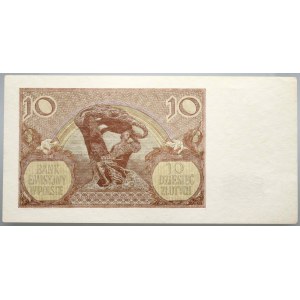 Allgemeiner Staat, 10 Zloty 1.03.1940 Serie B