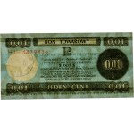 PRL, bon towarowy 1 cent, Pekao, 1.10.1979, seria HL