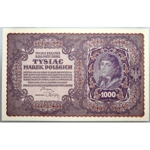 II RP, 1000 poľských mariek 23.08.1919, 1. séria CO