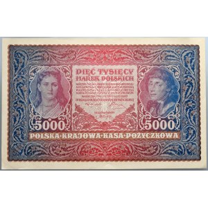 II RP, 5000 polnische Mark 7.02.1920, 2. Serie U