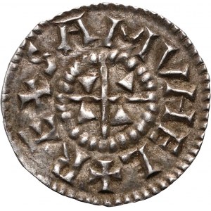Maďarsko, Samuel Aba 1041-1044, denár - vzácný!