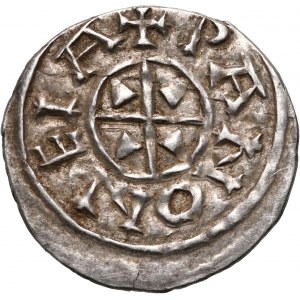 Maďarsko, Samuel Aba 1041-1044, denár - vzácny!