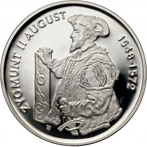Third Republic, 10 gold 1996, Sigismund Augustus - Half figure