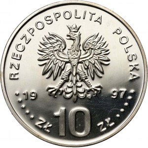 III RP, 10 złotych 1997, Stefan Batory - Półpostać