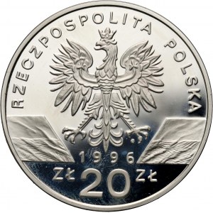 Třetí republika, 20 zlatých 1996, Ježek