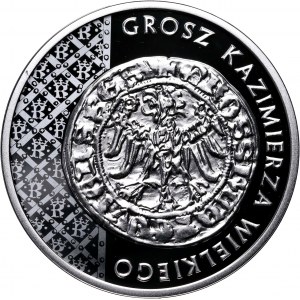 III RP, 20 złotych 2015, Grosz Kazimierza Wielkiego