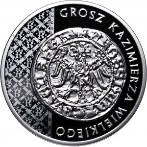 III RP, 20 Zloty 2015, Pfennig von Kasimir dem Großen