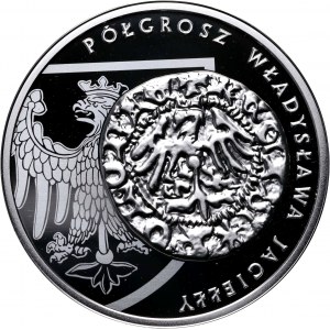 III RP, 20 zlotých 2015, půlpenny Władysława Jagiełła