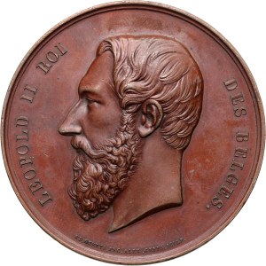Belgie, Leopold II., medaile z roku 1869, Bruselský hudební festival