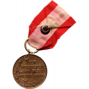 Germany, Empire, Bronze Medal of the Red Cross, 1898