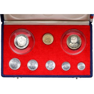 Czechoslovakia, set of 8 coins, 1962-1969