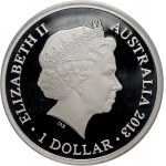 Třetí republika, 20 zlotých a 1 australský dolar 2013, Klokani