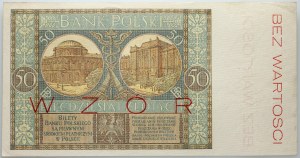 II RP, 50 złotych 28.08.1925, seria A, WZÓR