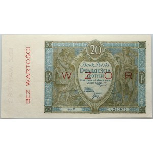 II RP, 20 zloty 1.03.1926, series V, MODEL