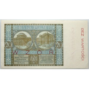II RP, 20 złotych 1.03.1926, seria V, WZÓR