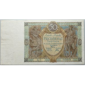 II RP, 50 Zloty 28.08.1925, Serie V