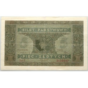 II RP, 5 zloty 25.10.1926, E series