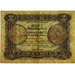 II RP, 2 zloty 1.05.1925, Pass ticket, series F