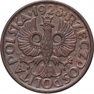 II RP, 2 pennies 1928, Warsaw