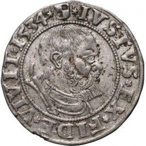Prusy Książęce, Albert Hohenzollern, grosz 1534, Królewiec