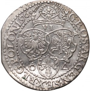 Sigismund III. Vasa, Sixpence 1596, Malbork