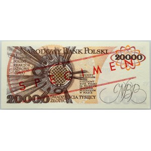 PRL, 20000 złotych 1.02.1989, WZÓR, No. 1789, seria A