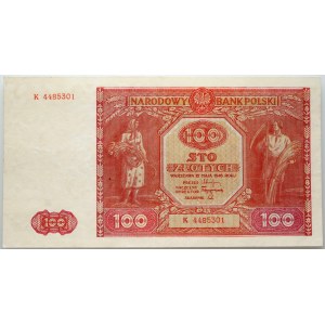 PRL, 100 złotych 15.05.1946, seria K