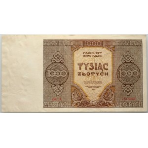 People's Republic of Poland, 1000 zloty 1945, series A