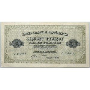 II RP, 500000 marek polskich 30.08.1923, seria C