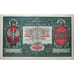 II RP, 500 polnische Mark, 15.01.1919, VERZEICHNIS