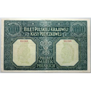 II RP, 500 poľských mariek, 15.01.1919, DIRECTORY