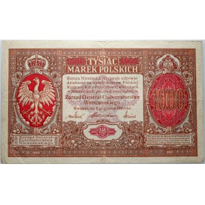 Generalne Gubernatorstwo, 1000 marek polskich 9.12.1916, Generał, seria A