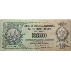 II RP, 10000000 Poľské značky 20.11.1923, séria AP