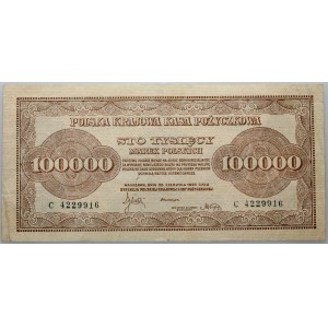 II RP, 100000 poľských mariek 30.08.1923, séria c