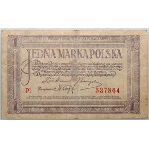 II RP, 1 polská marka, 17.05.1919, série PI